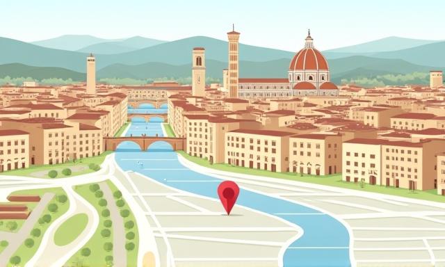 Mappa della posizione di Goccia Design a Firenze